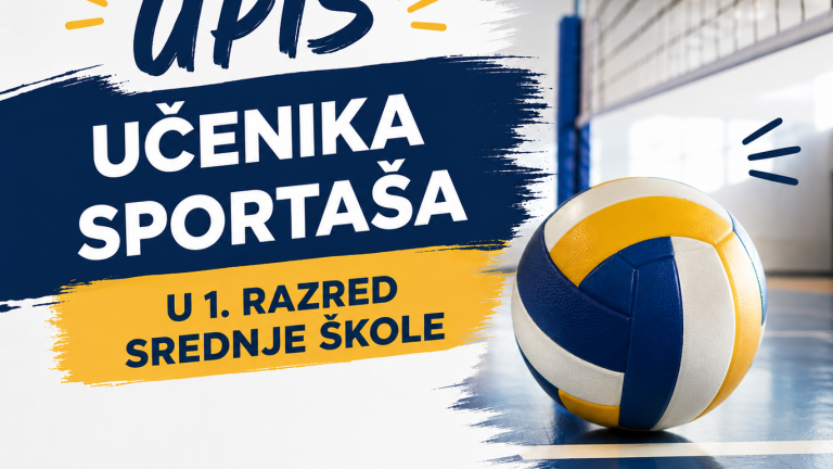 Upis učenika - sportaša u razredne odjele za sportaše