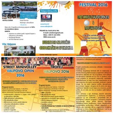 VALPOVO STREET VOLLEYBALL FESTIVAL 2016.