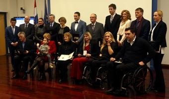 Marija Anzulović primila godišnju državnu nagradu na području sporta "Franjo Bučar"